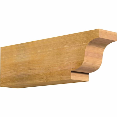 Ekena Millwork Newport Rough Sawn Rafter Tail, Western Red Cedar, 6"W x 10"H x 32"L RFT06X10X32NEW00RWR